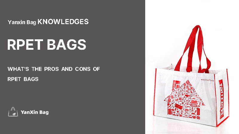 RPET bag highlighting eco-friendly design and sustainability.